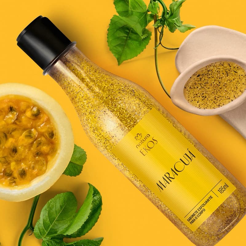 Natura Ekos sabonete esfoliante de maracujá 125ml