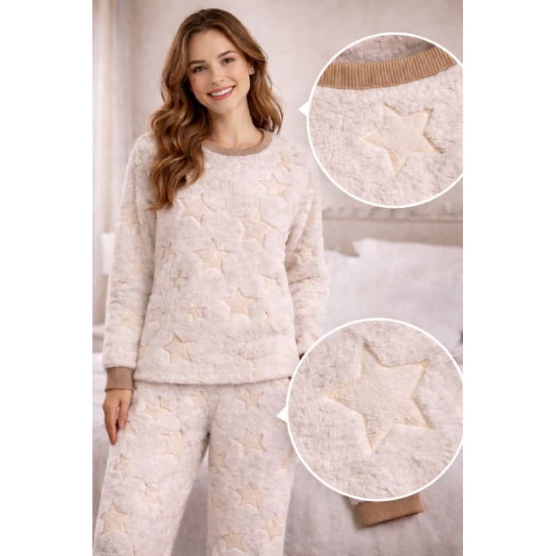 Pijama quentinho adulto flecce.