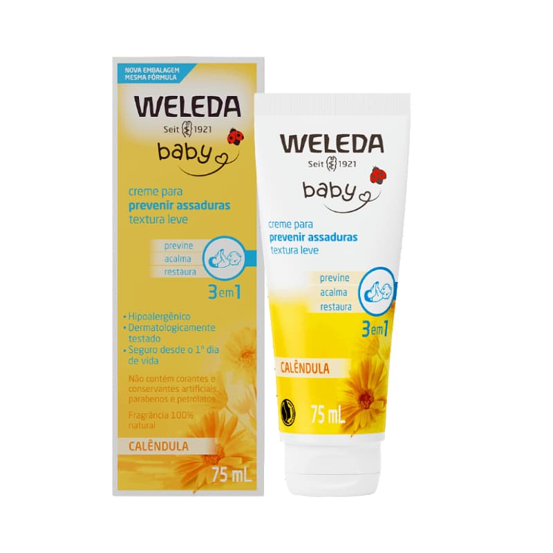 Calêndula Weleda Creme Preventivo para Assaduras 75mL