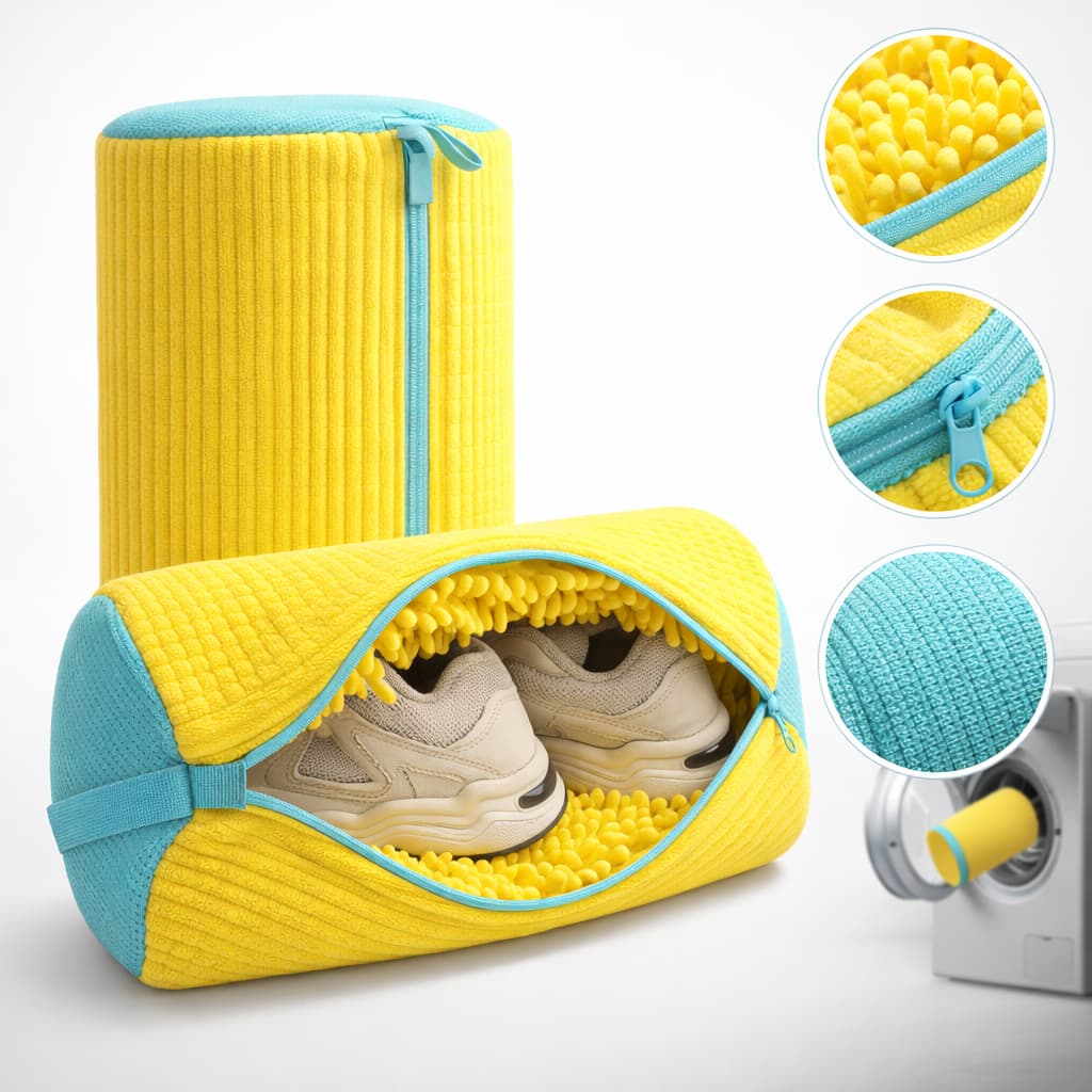 Kit 1/2 Sacos De Lavagem para Sapatos Máquina de Lavar