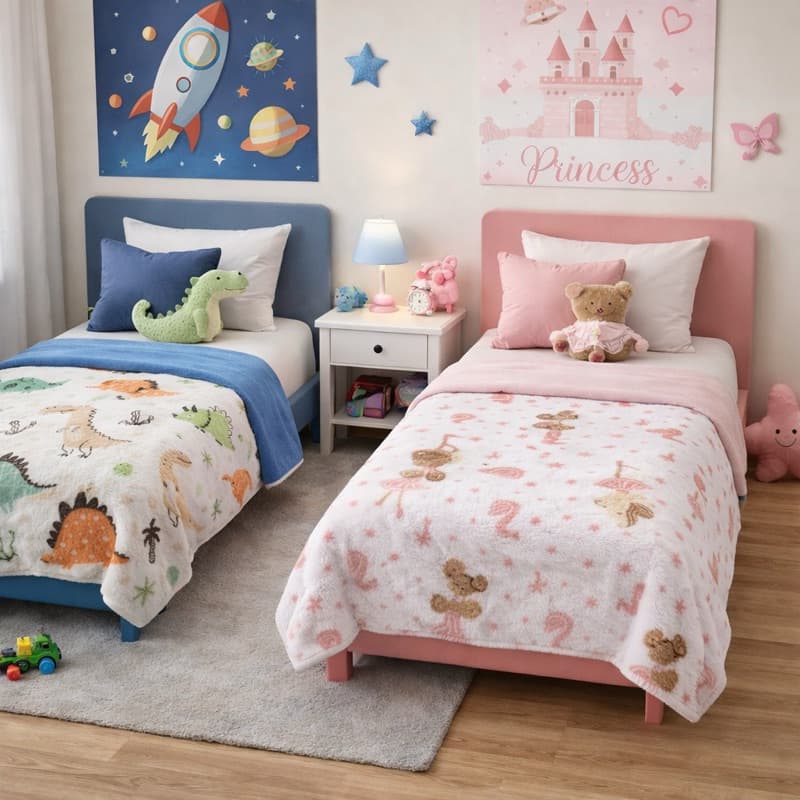 Cobertor Manta Infantil Solteiro 1,80m x  2,0 m – Cobertor Aconchegante