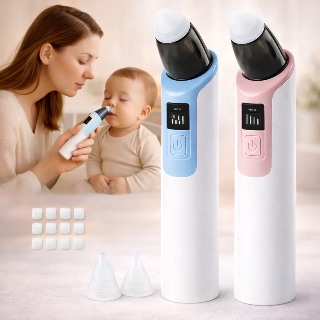 Aspirador Nasal Elétrico Silencioso Sugador Catarro Pra Bebê
