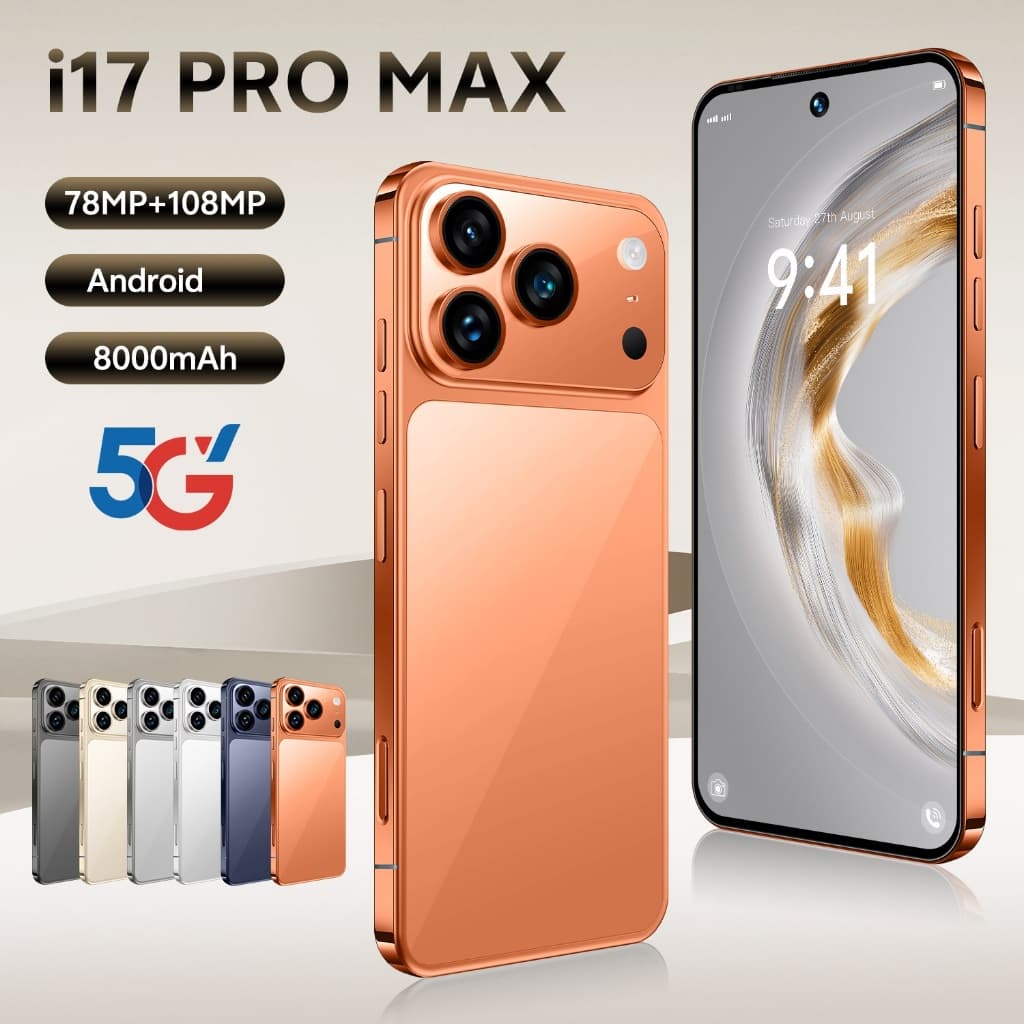 A17PM Novo Smartphone 4G/5G Tela De 6.7 Polegadas Memória Do Telefone 8GB + 256GB Suporte WiFi 5G Bluetooth