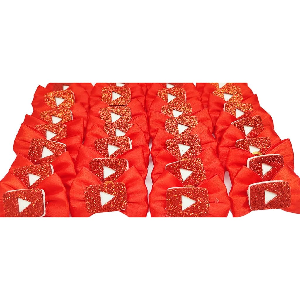 kit 50 laço lacinho midia social aplique petshop cão gato
