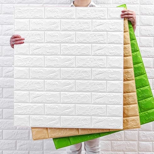 Papel De Parede Adesivo 3D DIY Decoração Quarto Impermeável Casa