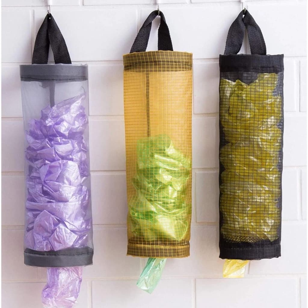 Porta Sacolas Porta Sacolinha de Supermercado Organizador de Sacolas Plásticas Puxa Saco Divertido