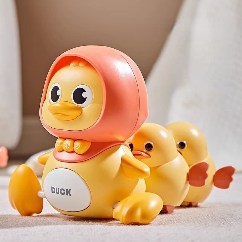 Caminhada Balanço Patinho Elétrico Aprendizagem Rastejante Wiggle Bumbum Crianças Brinquedos