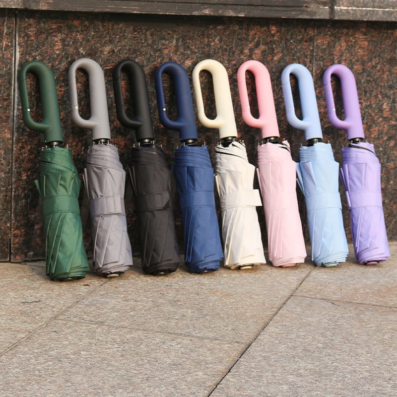 Guarda Chuva Automática Abre e Fecha Impermeável Alta Resistência Chuvas e Vento Forte Proteção UV