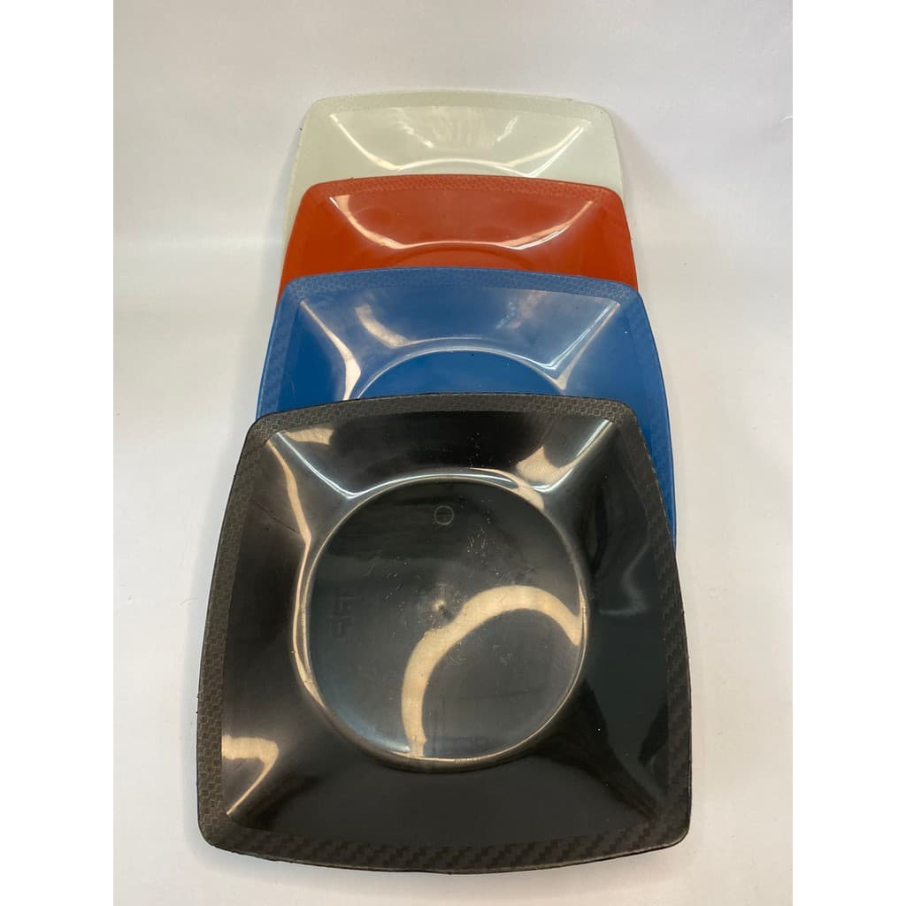 Prato Quadrado Sobremesa Plástico - 16cm