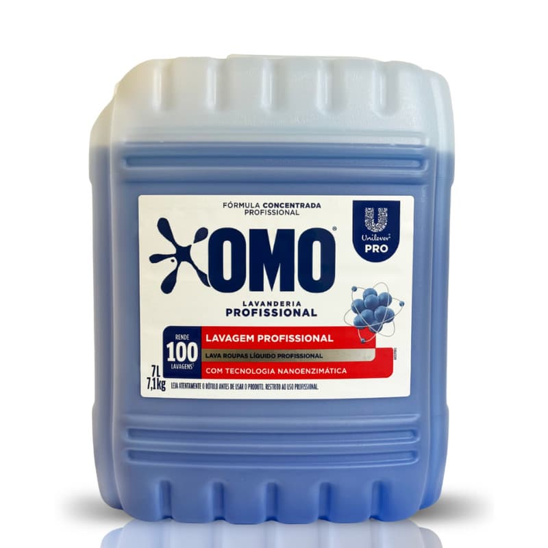 Sabão Líquido Omo Lavanderia profissional 7 Litros