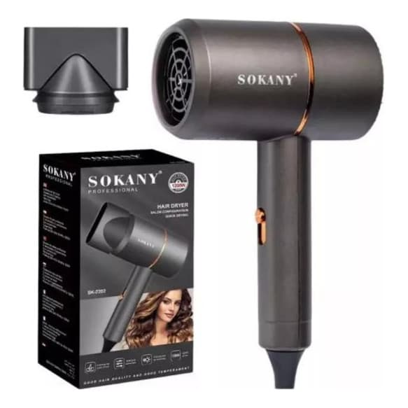 Secador Viagem Sokany Pequeno 110V com Fio – Portátil