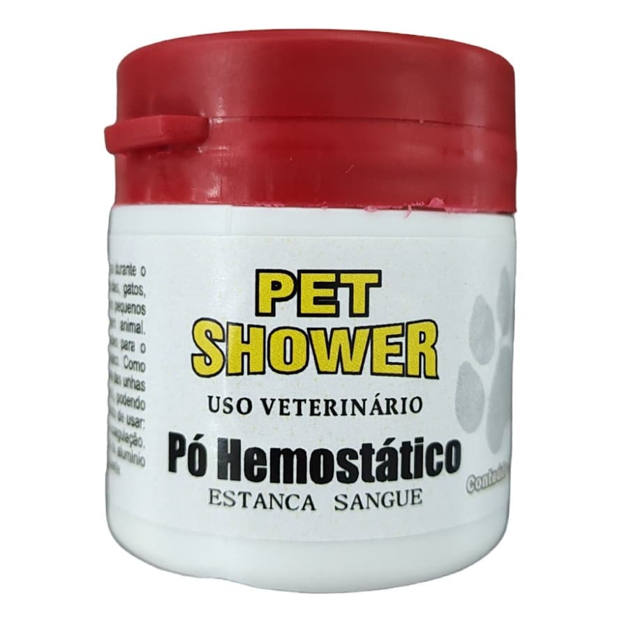 Estanca Sangue Pó Hemostático Pet Shower 30g