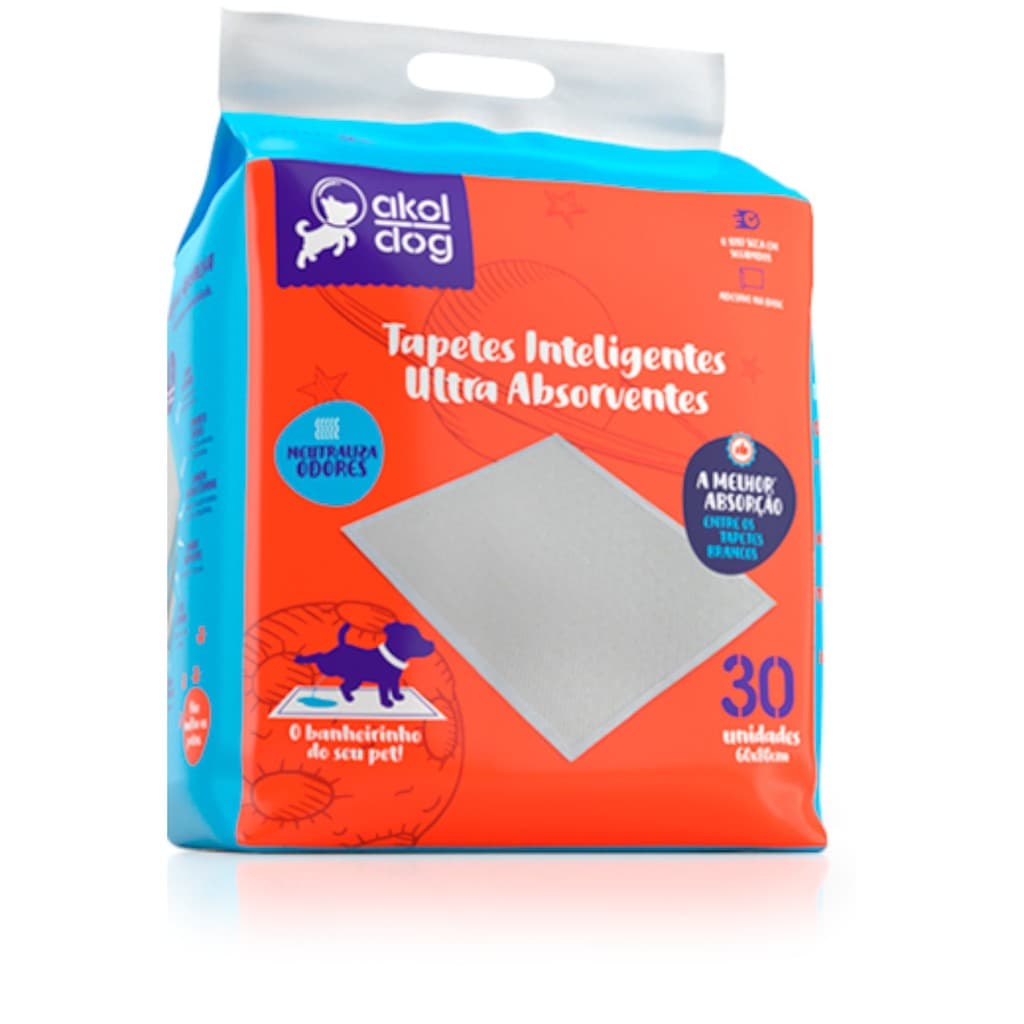 Tapete Hig. Akol Dog 60x80 C/30un