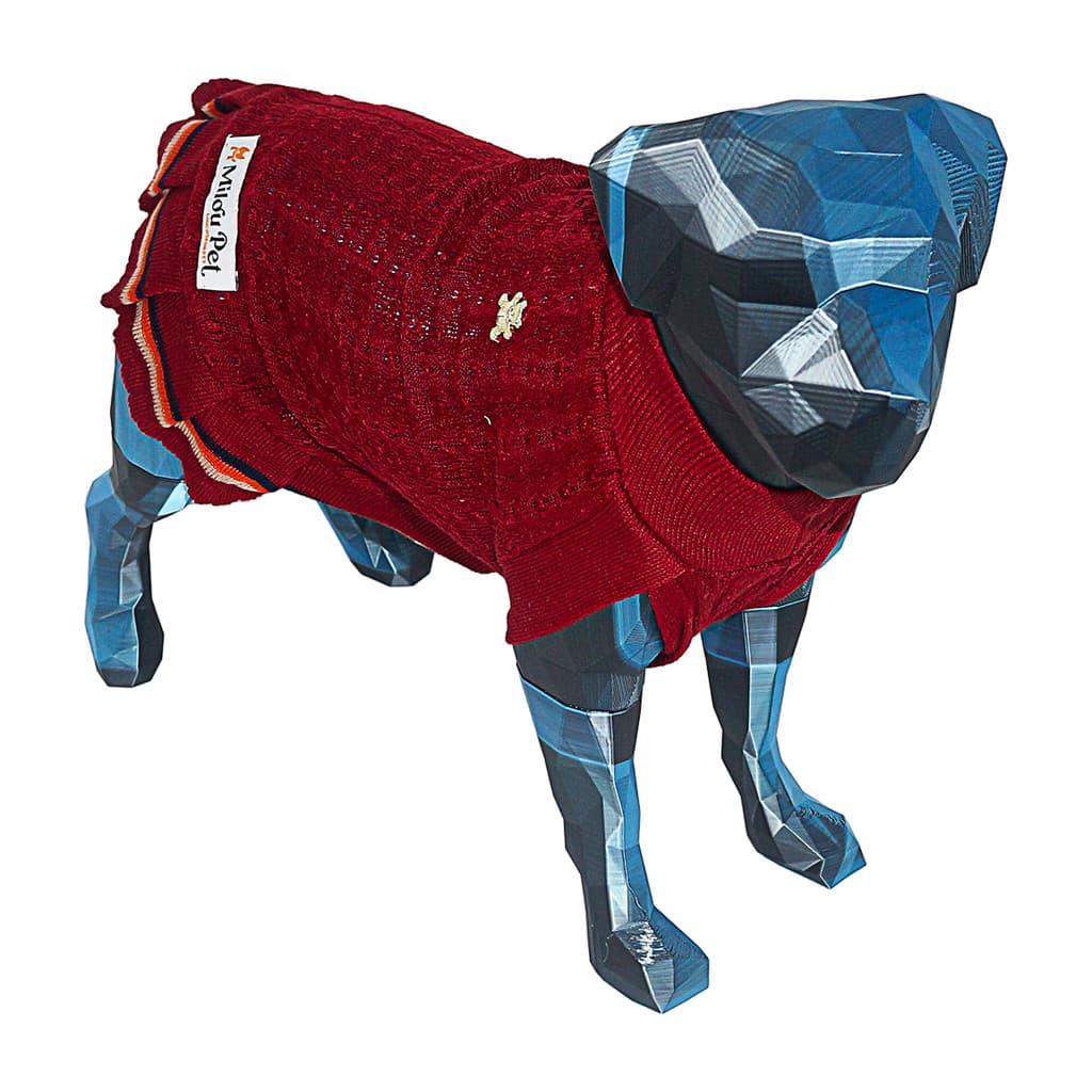 Vestido MILOU PET BIA - BORDO - Tam 03