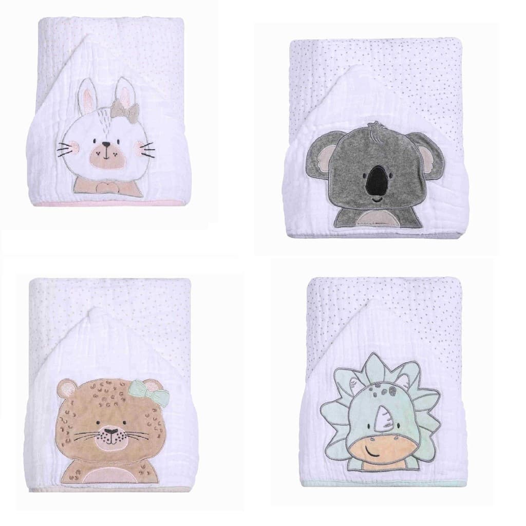 Toalha de Banho Soft com Capuz  90x75cm  Papi Toalha de banho infantil Soft Toalha soft