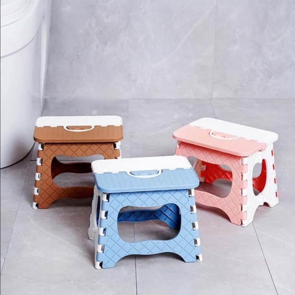 Banqueta Infantil Dobrável Compacta Leve Conforto Crianças Estável Durável Reforçada