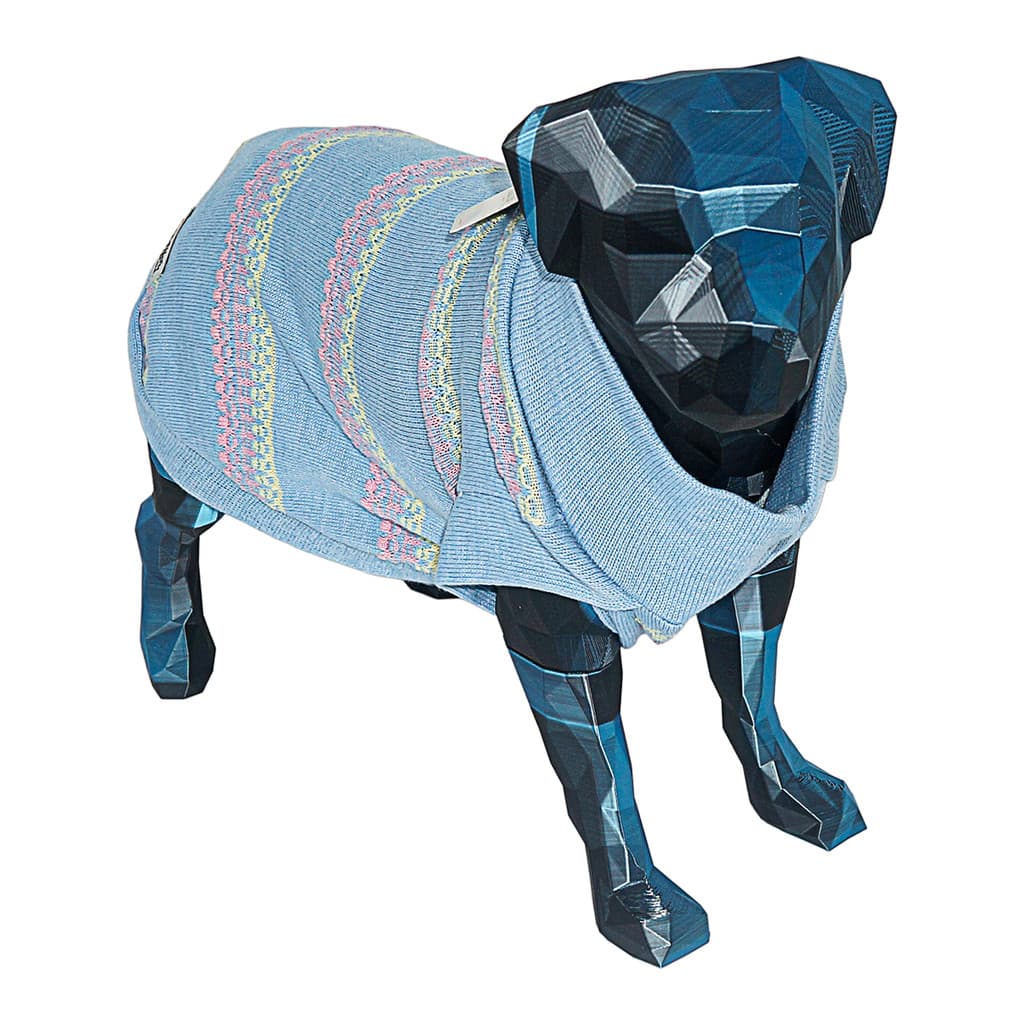 Roupa MILOU PET Space Invaders - AZUL CLARO - Tam 04