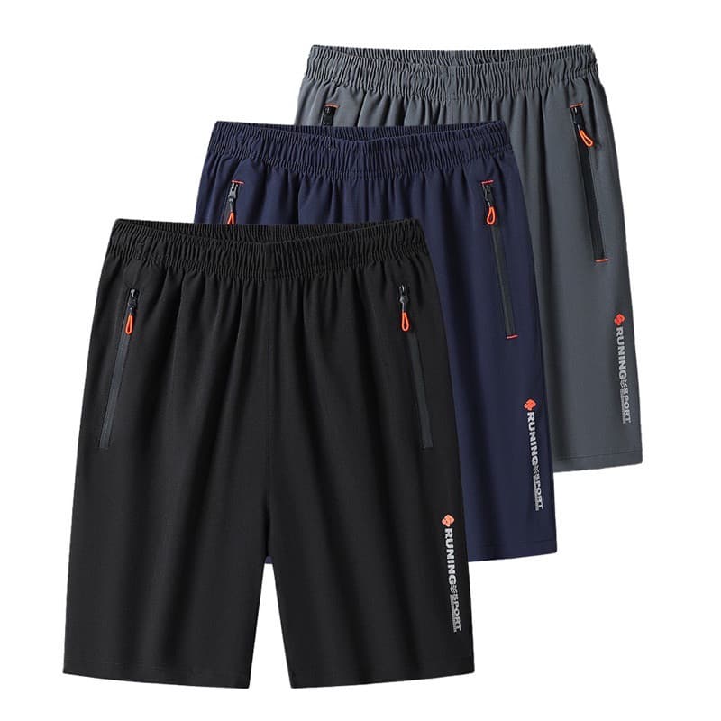 KIT 3  Bermudas Dry Fit de Alto Padrão Premium Casual Academia e Treinamento Externos e Internos