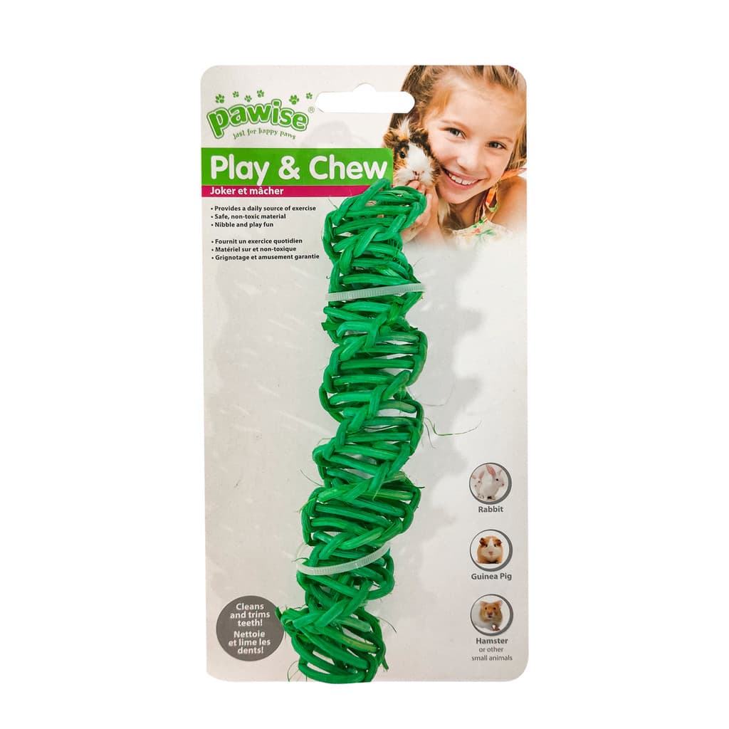 Brinquedo Pawise p/ Roedores – Palito Natural s/ Sino p/ Roer, Antiestresse e Seguro
