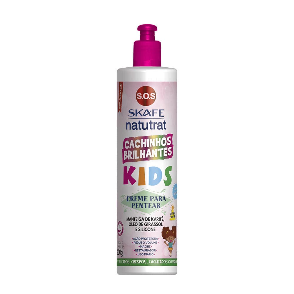 Creme para Pentear Infantil Natutrat Kids Manteiga de Karité 300ml