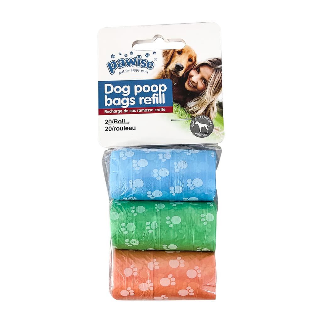 Cata-Caca Refil 20x3 – 60 Sacos Sem Cheiro, Antialérgicos e Resistentes para Pets