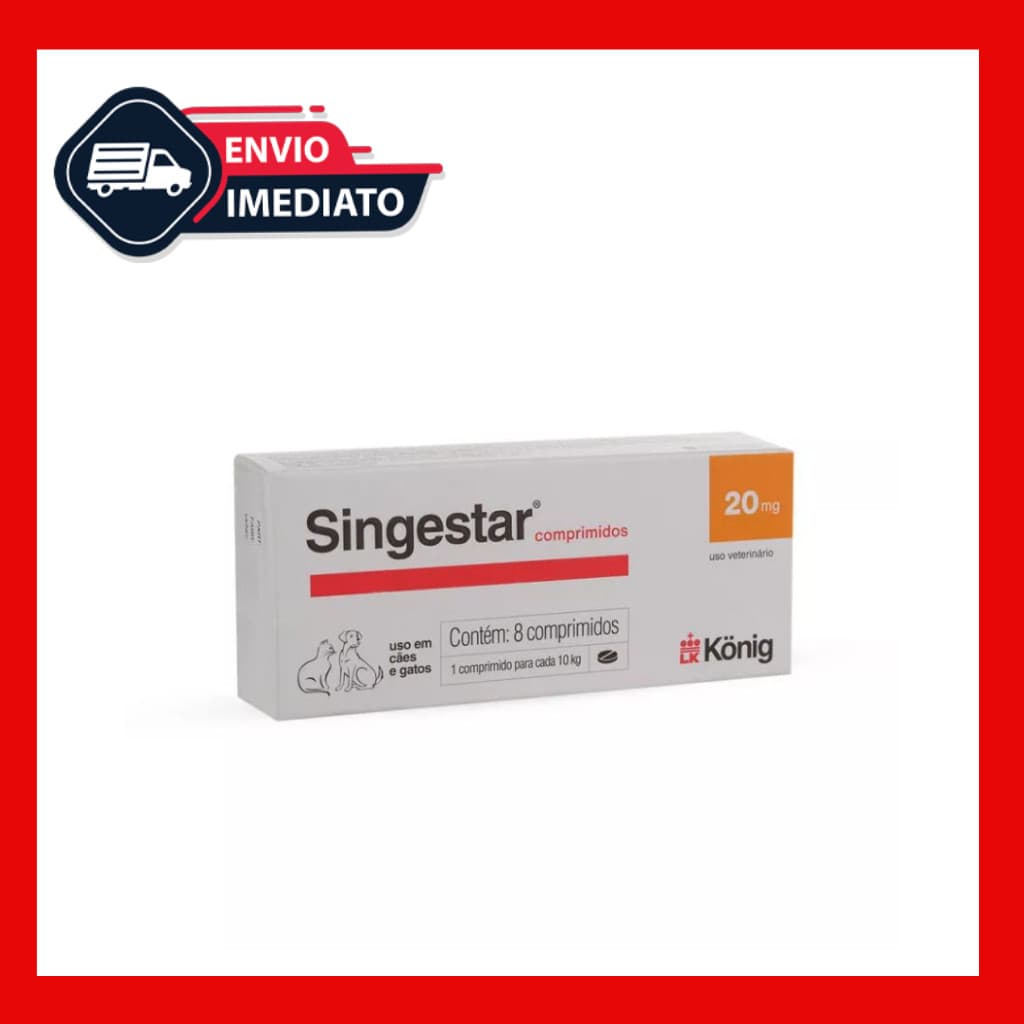 Singestar 20 mg 8 comprimidos Konig