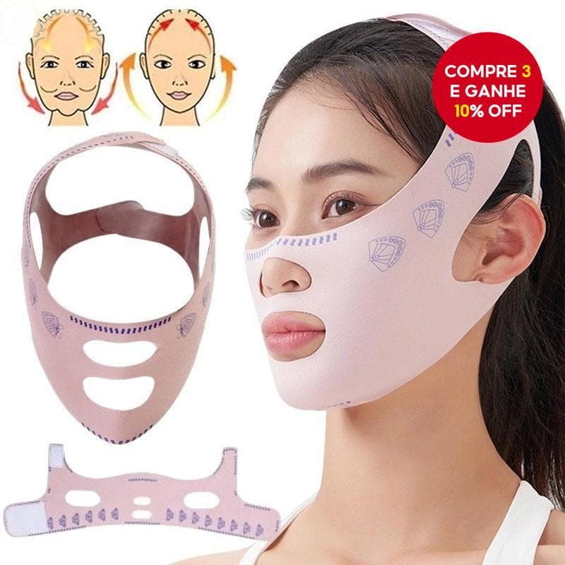 Novo Elástico Rosto-Emagrecimento Bandagem V-Face Shaper Para Mulheres Queixo Bochecha Elevador Cinto Facial Anti-Rugas