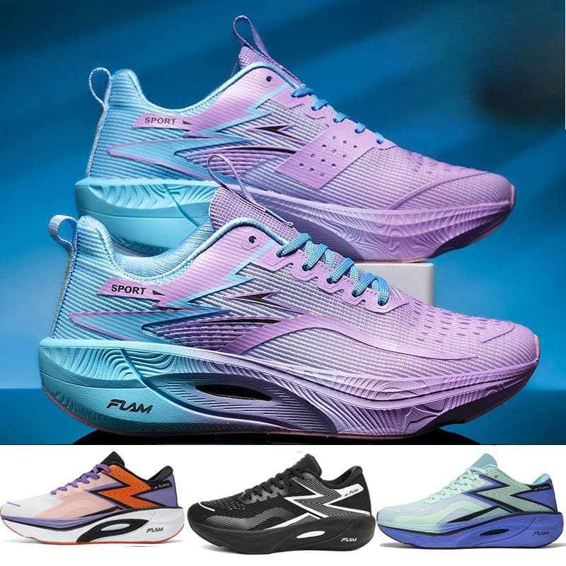 Venda Imperdível De Calçados Esportivos De Rebote Ultraleve De Fibra De Carbono Para Tênis De Corrida De Maratona