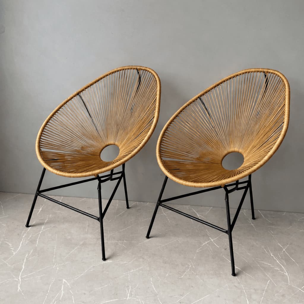 2 Cadeiras Cadeiras Acapulco Sala Área Gourmet Jardim