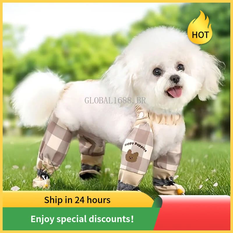 { Pronto Estoque } Macacão Para Cachorro PawGuard Adventure