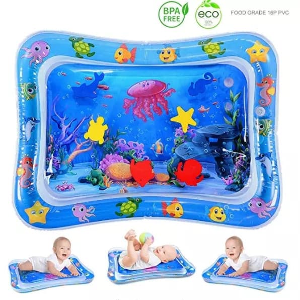 Tapete Infantil Bebê Inflável GRANDE Água Menino e Menina