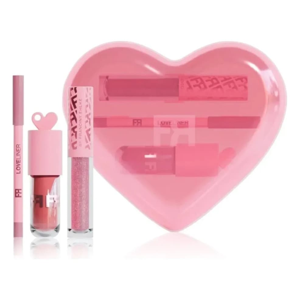 Gloss Love Kit Gloss Labial Lápis Labial Apontável Realce Seu Lábio