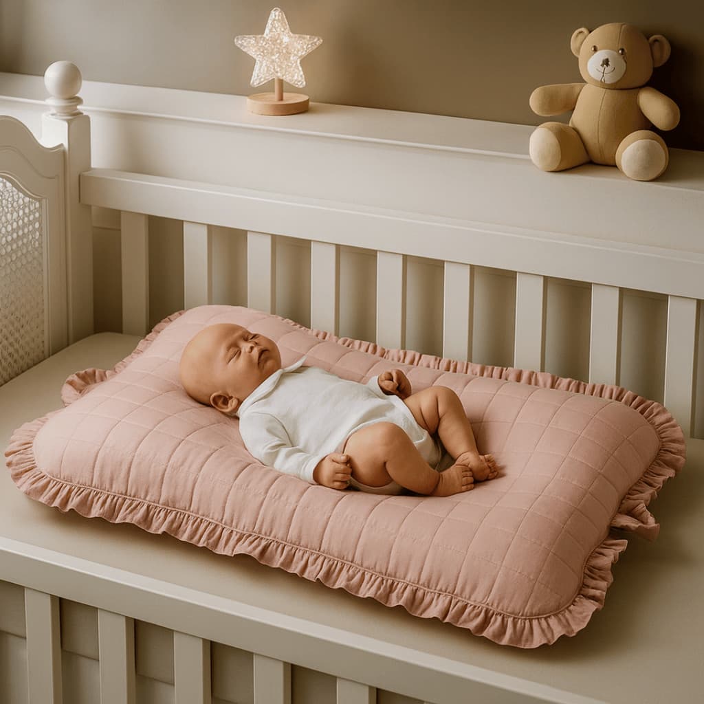 Ninho Baby Color Dupla Face 2 Peças Confortável Macio Para Bebê Recém-Nascido Enxoval Infantil Completo