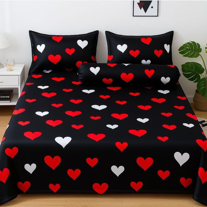 Roupa de Cama Lençol Casal 3pçs/solteiro 2pçs/1 fronha Estampado linha premium