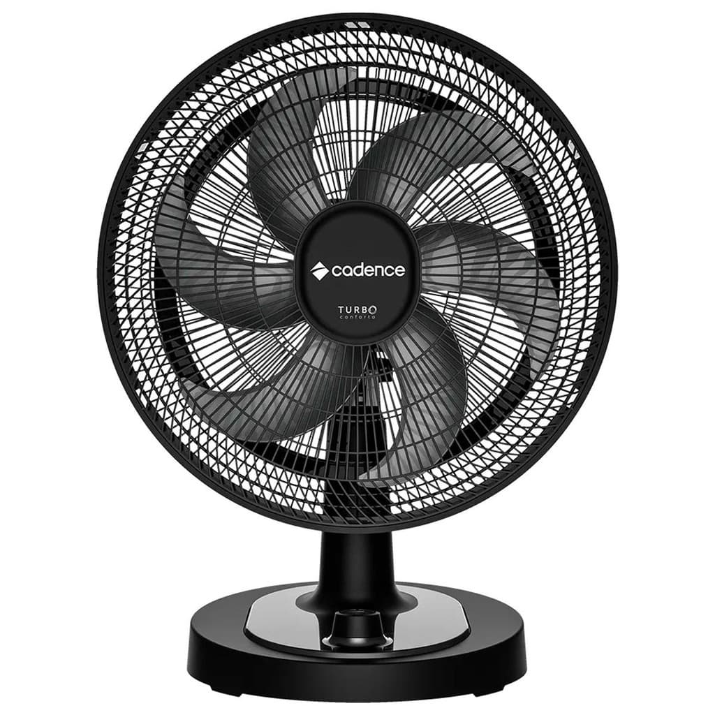 Ventilador de Chão e Parede Turbo Conforto Preto VTR470 - Cadence
