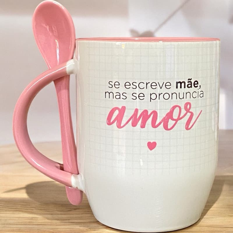 Caneca personalizada mãe  com nome, caneca dia das mães, se escreve mãe ...