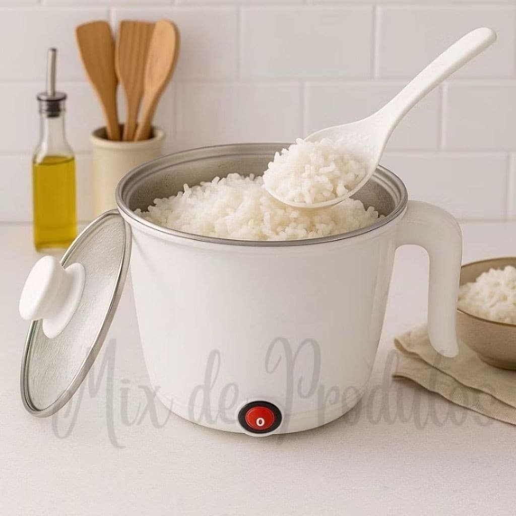 Panela Elétrica 2 em 1 Cozimento Rápido para Arroz Ovos Legumes e Caldos Yonsa