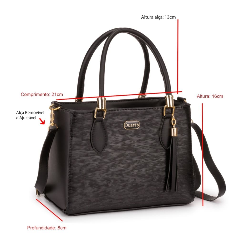 Lorena Baby Estilosa Couro Transversal Mão e Ombro Moda Casual 2024