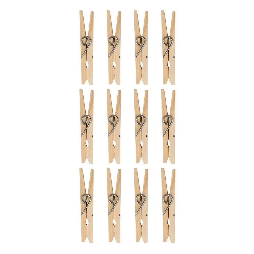 Prendedor de Madeira 12 Peças