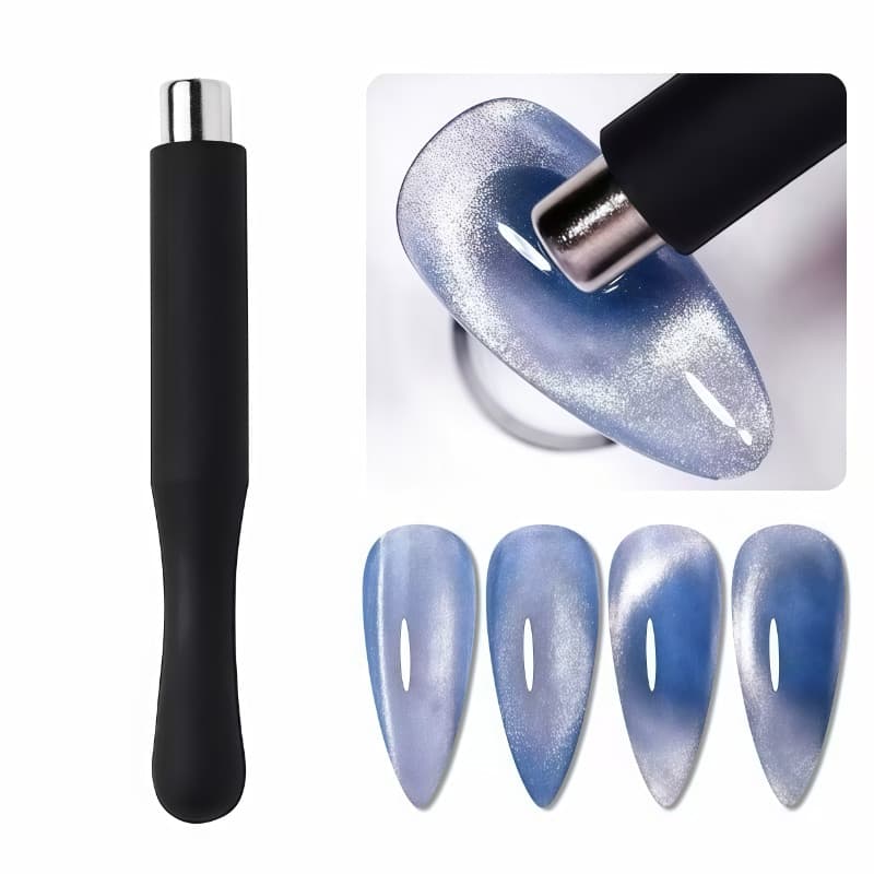 Imã Esmalte Magnético para Unhas Cat Eyes Efeito 3D Manicure
