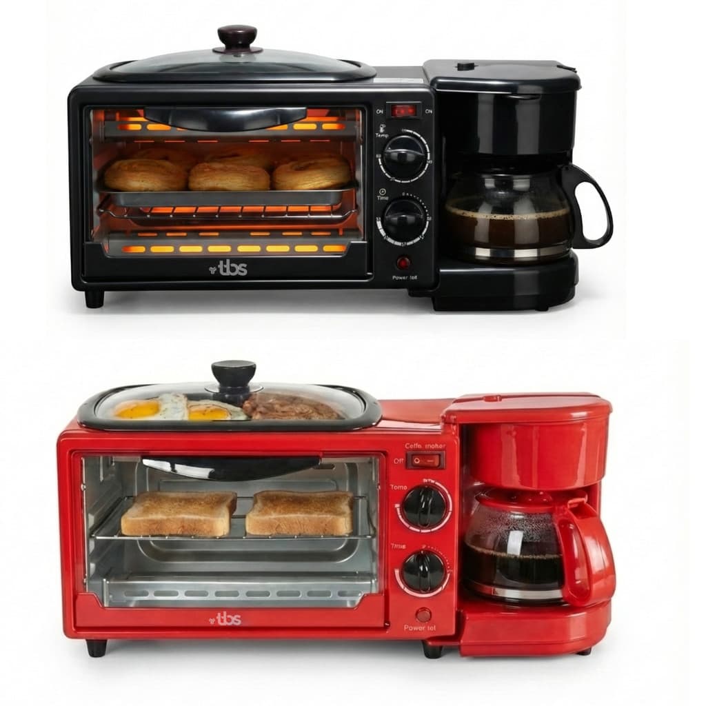 Máquina Café da Manhã 3 em 1 Forno, Grill e Cafeteira - 127V