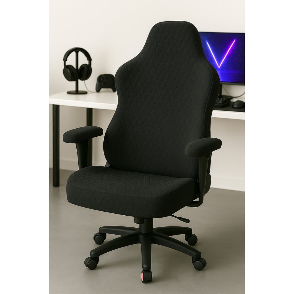 Capa para Cadeira Gamer Luxo Matelada Malha 100% Poliéster Conforto, Proteção e Estilo Premium