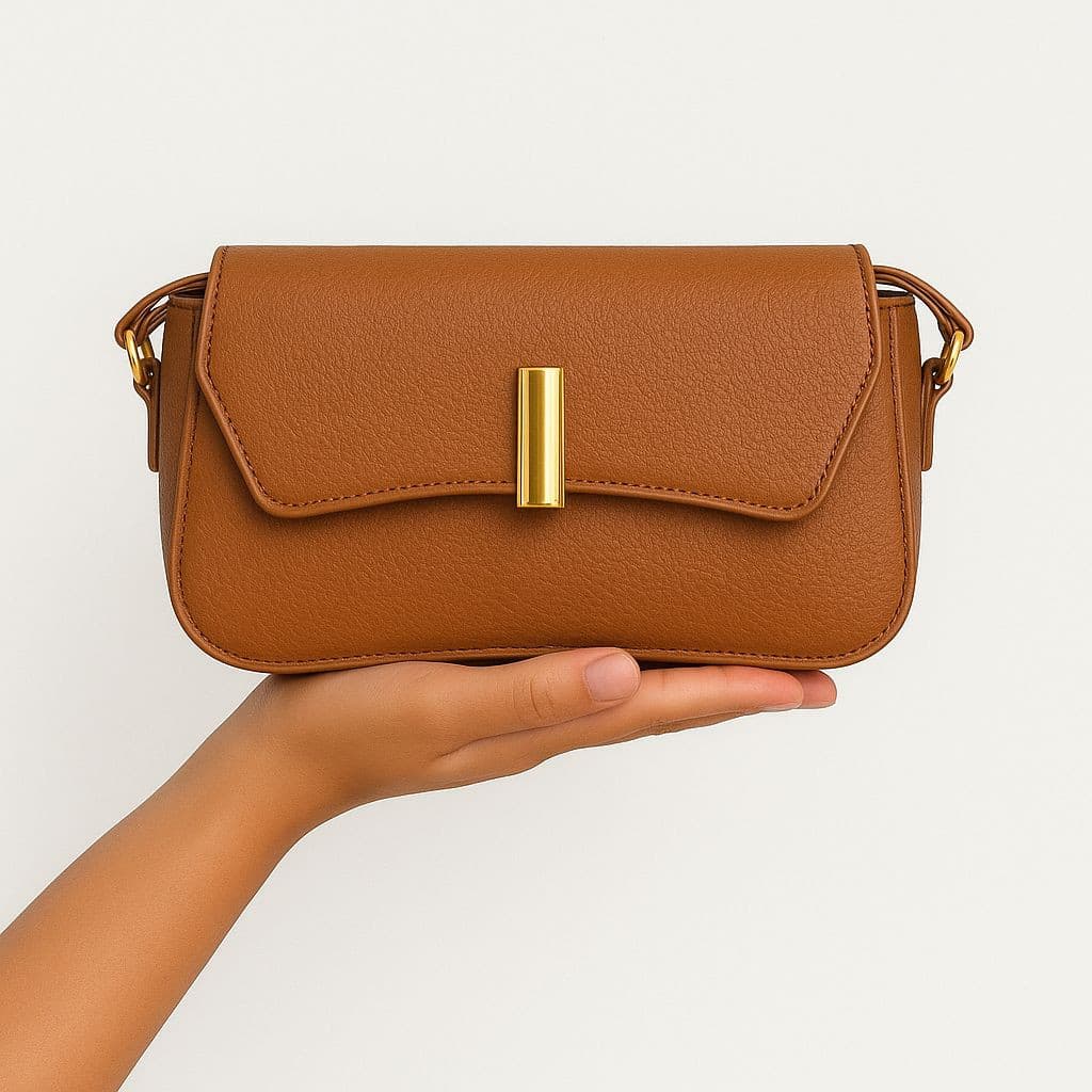 Bolsa Com Placa Full Feminina Baguete Tiracolo Pequena Festa