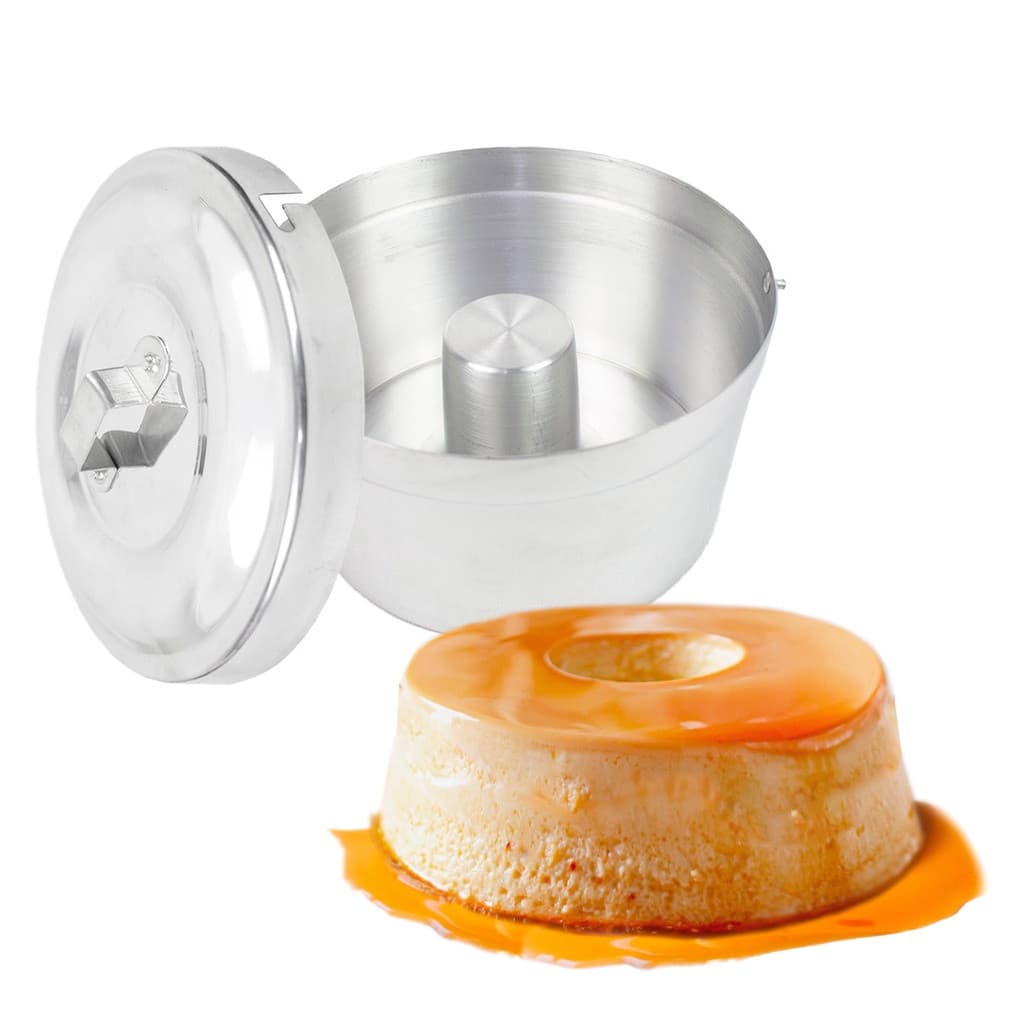 Forma Com Tampa Para Pudim n18, 2 litros, n20, 3 litros ou n 24 ,4.8 L
