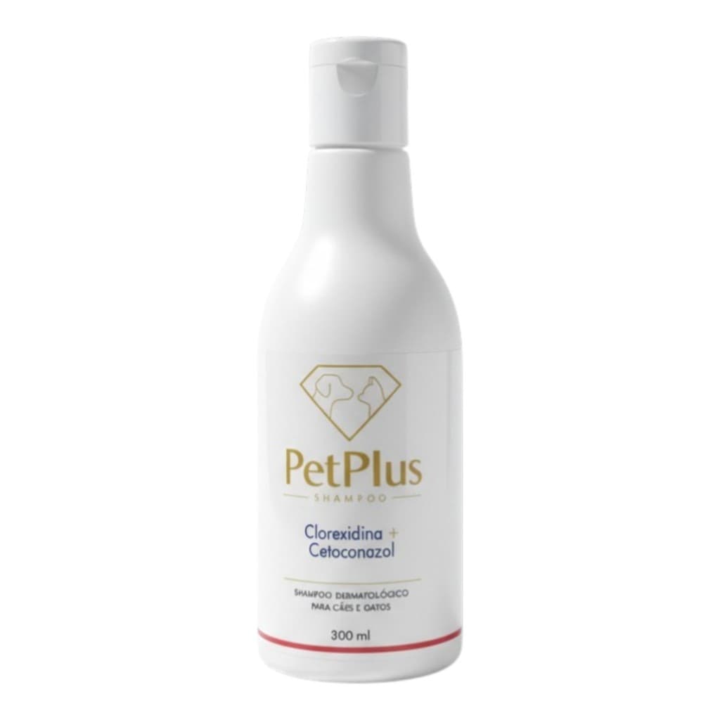 Shampoo Clorexidina Cetoconazol Antifungos Cães Gatos 300ml