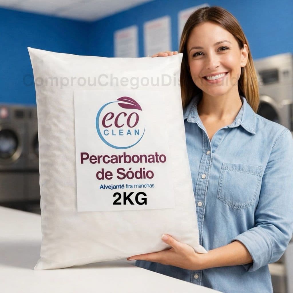 Percarbonato 100% Puro Eco Clean 2kg limpeza geral clareador de roupas Premium Original 500g/1kg/2kg