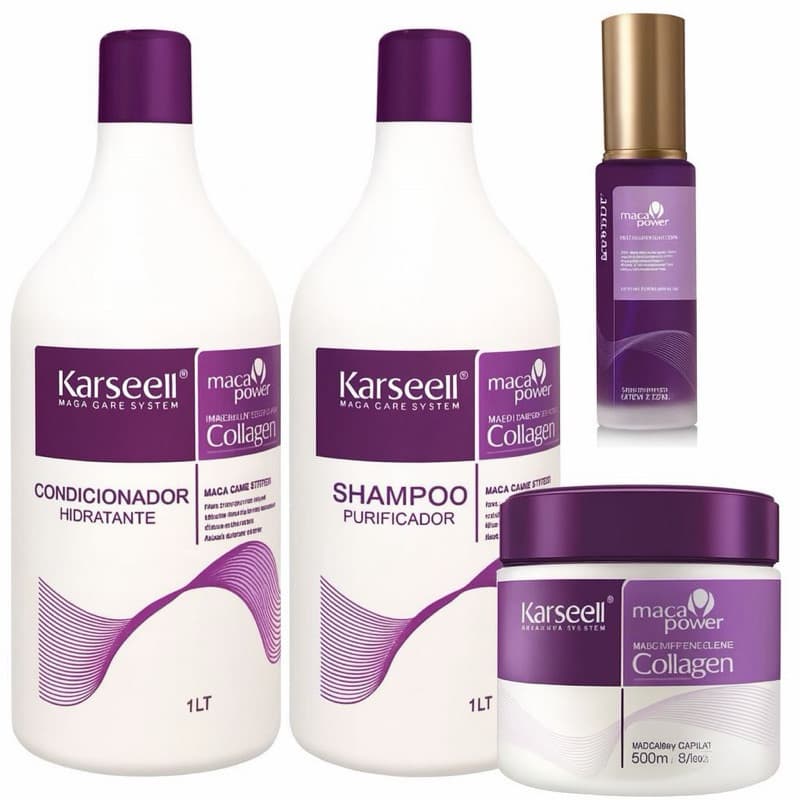 Kit Karseell Platinum Matizador 4 Produtos – Loiro Branco, Grisalho Sem Amarelado