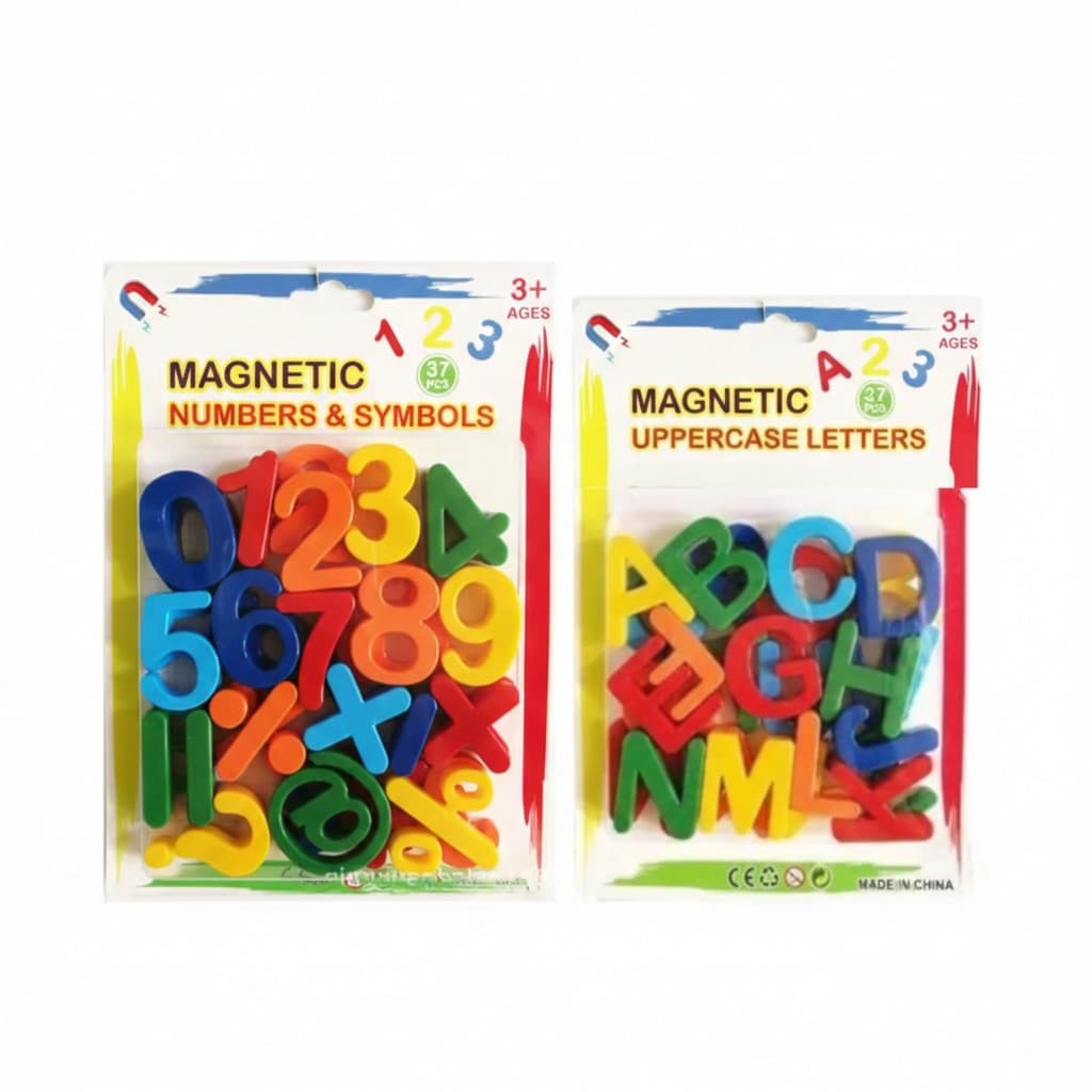 Kit Letras e Números Magnéticos Com 26 Peças Cada Um ENVIO RAPIDO