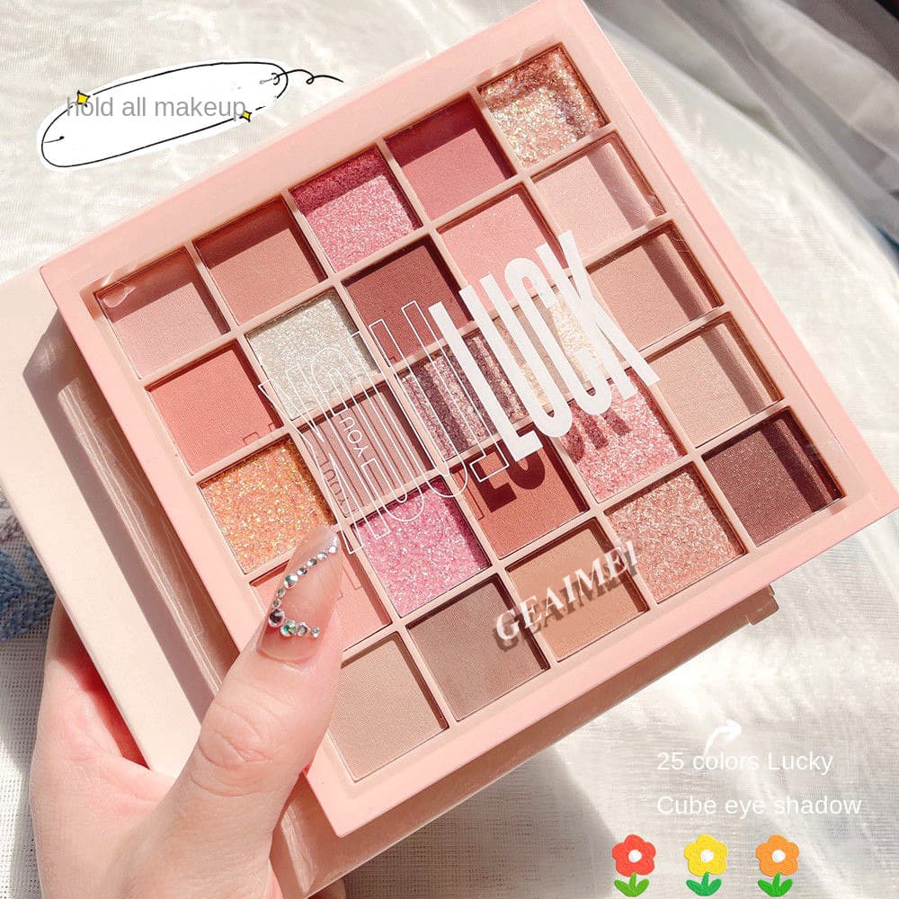 Paleta De Sombras De 25 Cores-Acabamentos Altamente Misturáveis , Ultrapigmentados , Foscos E Brilhantes , Uso O Dia Tod
